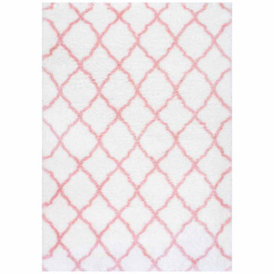 nuLoom Neda Trellis Kids Shag Rug