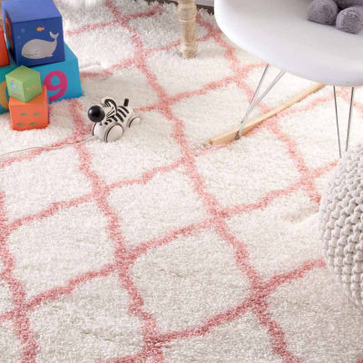 nuLoom Neda Trellis Kids Shag Rug