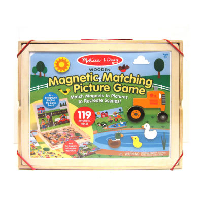 Melissa & Doug Magnetic Matching Picture Game Puzzle