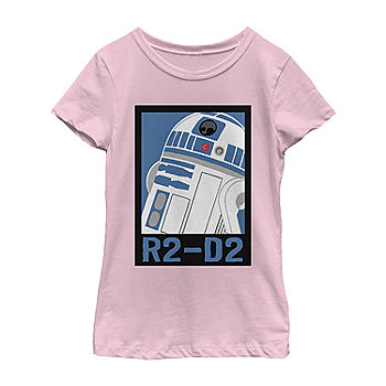 creëren onderwerpen Bedenken Little & Big Girls Crew Neck Star Wars Short Sleeve Graphic T-Shirt, Color:  Pink - JCPenney