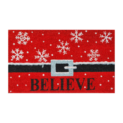 Calloway Mills Believe Outdoor Rectangular Doormat