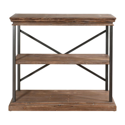 Wood 3Tier Bookshelf, Color Black JCPenney