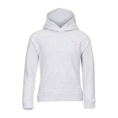 PUMA Big Kid Girls Long Sleeve Fleece Active Hoodie