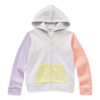 PUMA Big Girls Fleece Zipper Hoodie