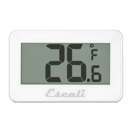 Escali Digital Refrigerator Freezer Thermometer, One Size, White