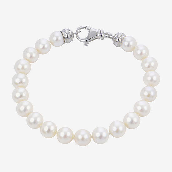White Cultured Freshwater Pearl Strand Bracelets