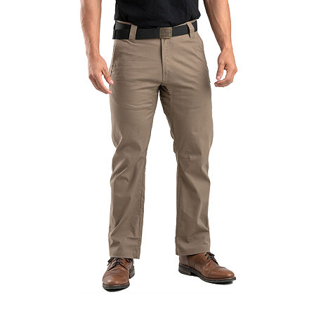 Berne Flex 180 Ripstop Short Mens Regular Fit Workwear Pant, 32 32, Beige