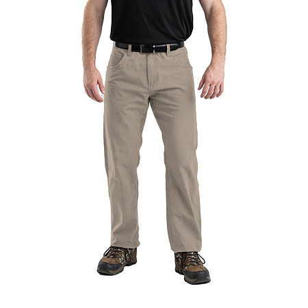 Berne Flex 180 Duck Mens Regular Fit Workwear Pant, 38 30, Brown