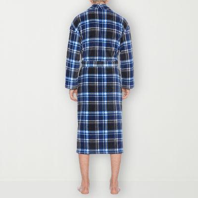 Residence Mens Fleece Long Sleeve Long Length Robe