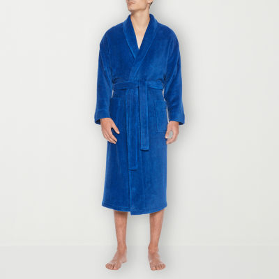 Residence Mens Tall Fleece Long Sleeve Long Length Robe