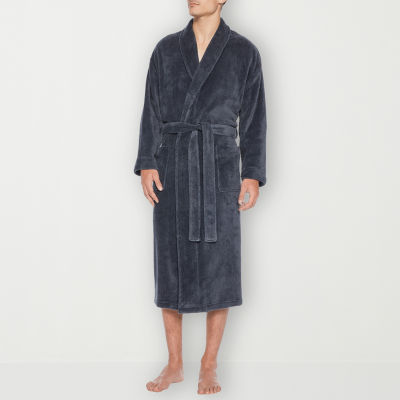 Residence Mens Big Fleece Long Sleeve Length Robe