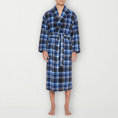 Residence Mens Big Fleece Long Sleeve Long Length Robe