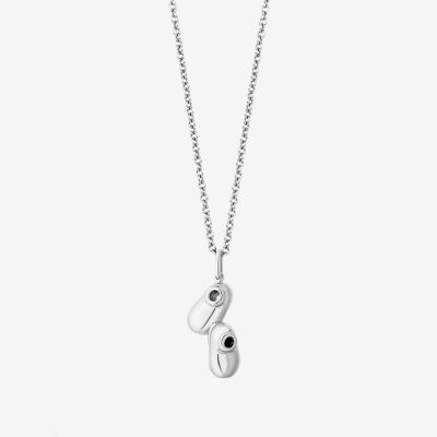 Disney Jewels Collection Womens Sterling Silver Mickey Mouse Pendant Necklace