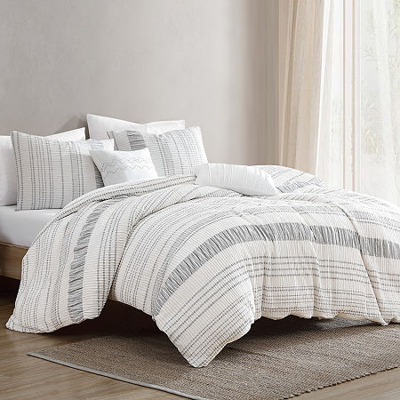 Riverbrook Home Sutton 6-pc. Midweight Down Alternative Comforter Set, One Size, Gray