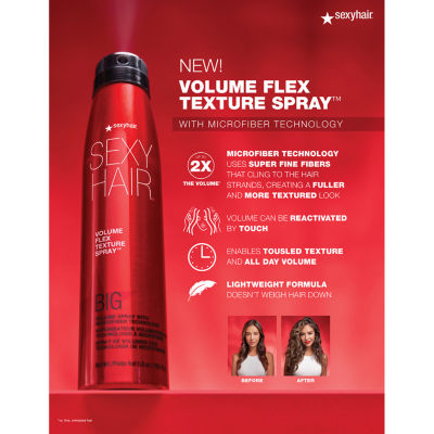 Sexy Hair Volume Flexible Texture Flexible Hold Hair Spray - 5.8 oz.