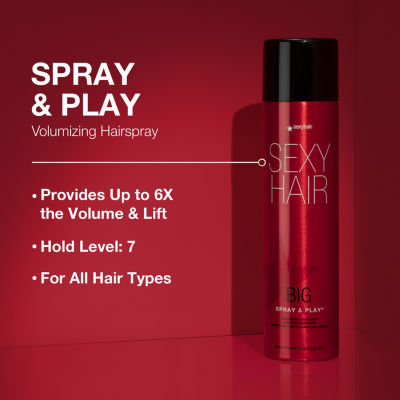 Sexy Hair Spray & Play Volumizing Medium Hold Hair Spray - 1.5 oz.