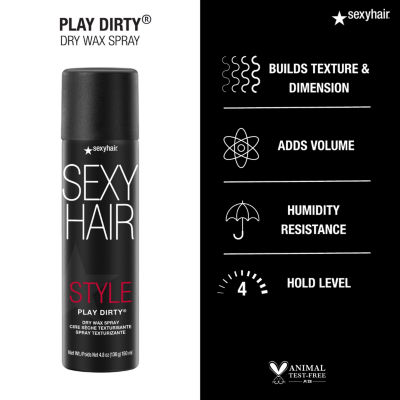 Style Sexy Hair® Play Dirty™ Dry Wax Spray - 4.8 oz.