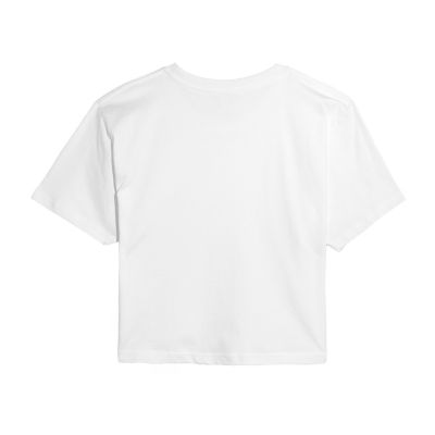 Movie Pink And Green Forever Cropped Tee Womens Juniors Crew Neck Short Sleeve Regular Fit Wicked Graphic T-Shirt