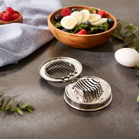 Design Imports Egg Slicer, One Size, Silver