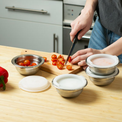 Design Imports 4-pc. Prep Bowls with Lid Set