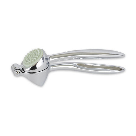 Design Imports Garlic Press, One Size, Silver