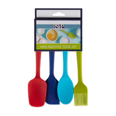 Design Imports Mini Silicone 4-pc. Spatula Set