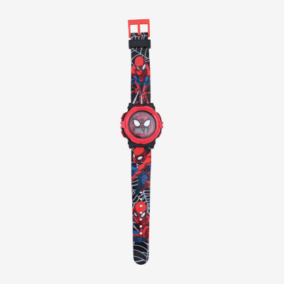 Spiderman Boys Digital Multicolor Strap Watch Spd4778jc