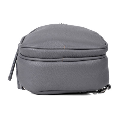 Julia Buxton Pu Sling Womens Adjustable Straps Backpack