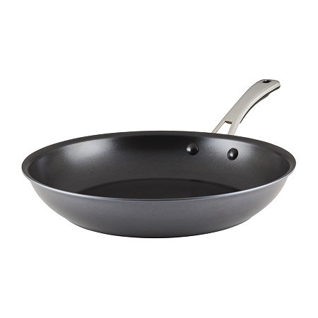 Rachael Ray Cook + Create Hard Anodized 12.5 Non-Stick Frying Pan, One Size, Black