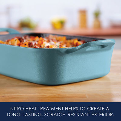 Rachael Ray NITRO Cast Iron 9X13" Roasting Pan