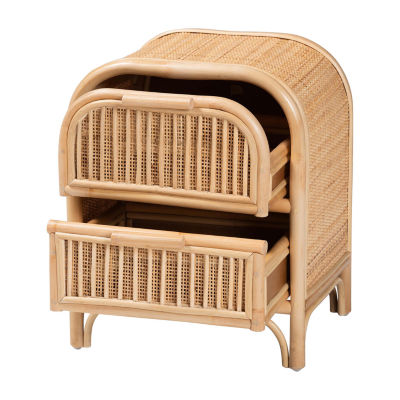 Adrika 2-Drawer Nightstand