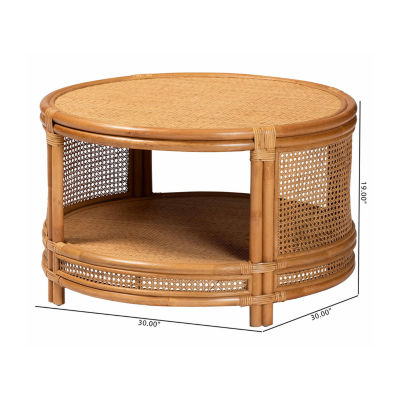 Louis 1-Drawer Rattan Coffee Table