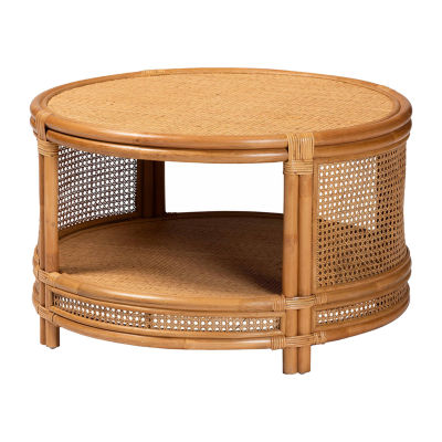 Louis 1-Drawer Rattan Coffee Table