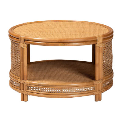 Louis 1-Drawer Rattan Coffee Table
