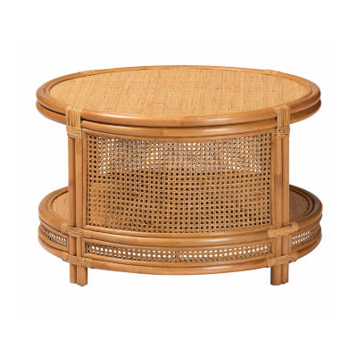 Louis 1-Drawer Rattan Coffee Table