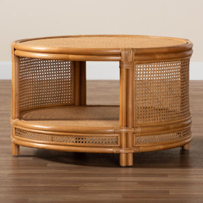 Louis 1-Drawer Rattan Coffee Table