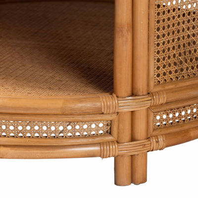 Louis 1-Drawer Rattan Coffee Table