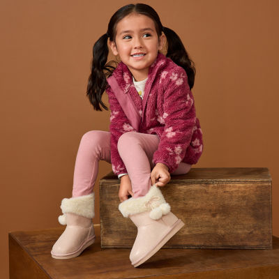 Okie Dokie Toddler & Little Girls Fleece Midweight Sherpa Jacket