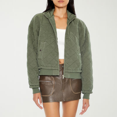 Forever 21 Quilted Lightweight Juniors Bomber Jacket