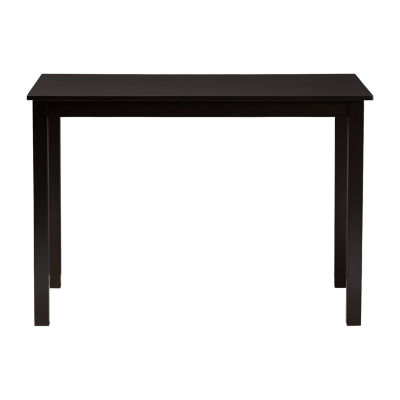 Eveline Rectangular Wood-Top Dining Table