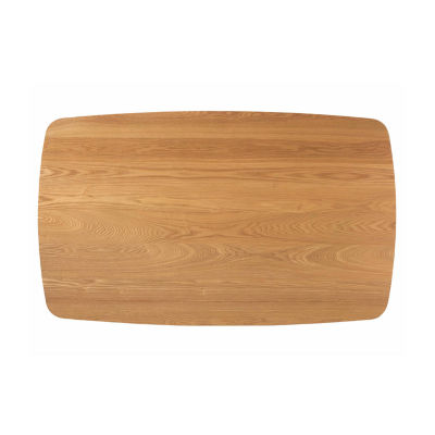 Flora Rectangular Wood-Top Dining Table