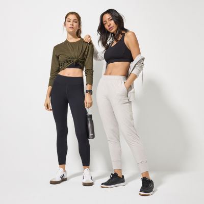 Xersion EverPerform Womens Cotton High Rise 7/8 Ankle Leggings