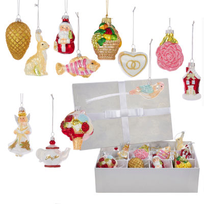 Kurt Adler Noble Gems™ Wedding Glass Ornaments, 12-Piece Box Set