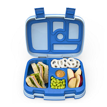 Bentgo 2-Compartment Glass Snack Container - Green