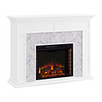 Codia Marble Tiled Electric Fireplace