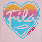 Fila Big Girls Crew Neck Short Sleeve Graphic T-Shirt