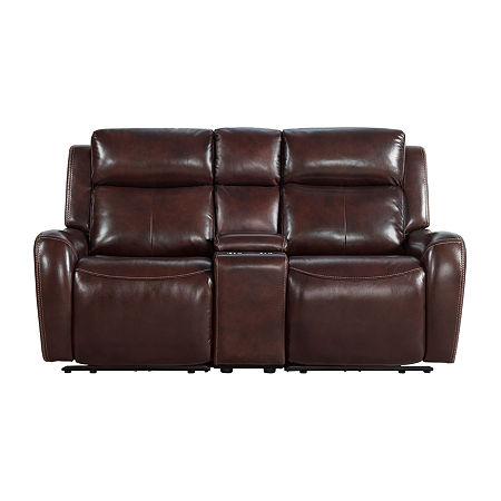 Thurston Dual-Power Loveseat, One Size, Brown