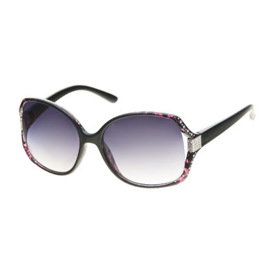 Mixit Womens UV Protection Square Sunglasses, Color Black JCPenney