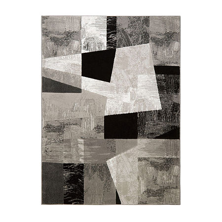 Home Dynamix Catalina Bismark Geometric Loomed Rectangular Area Rug, One Size, Gray