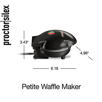 Proctor Silex Petite Double Waffle Maker - Black